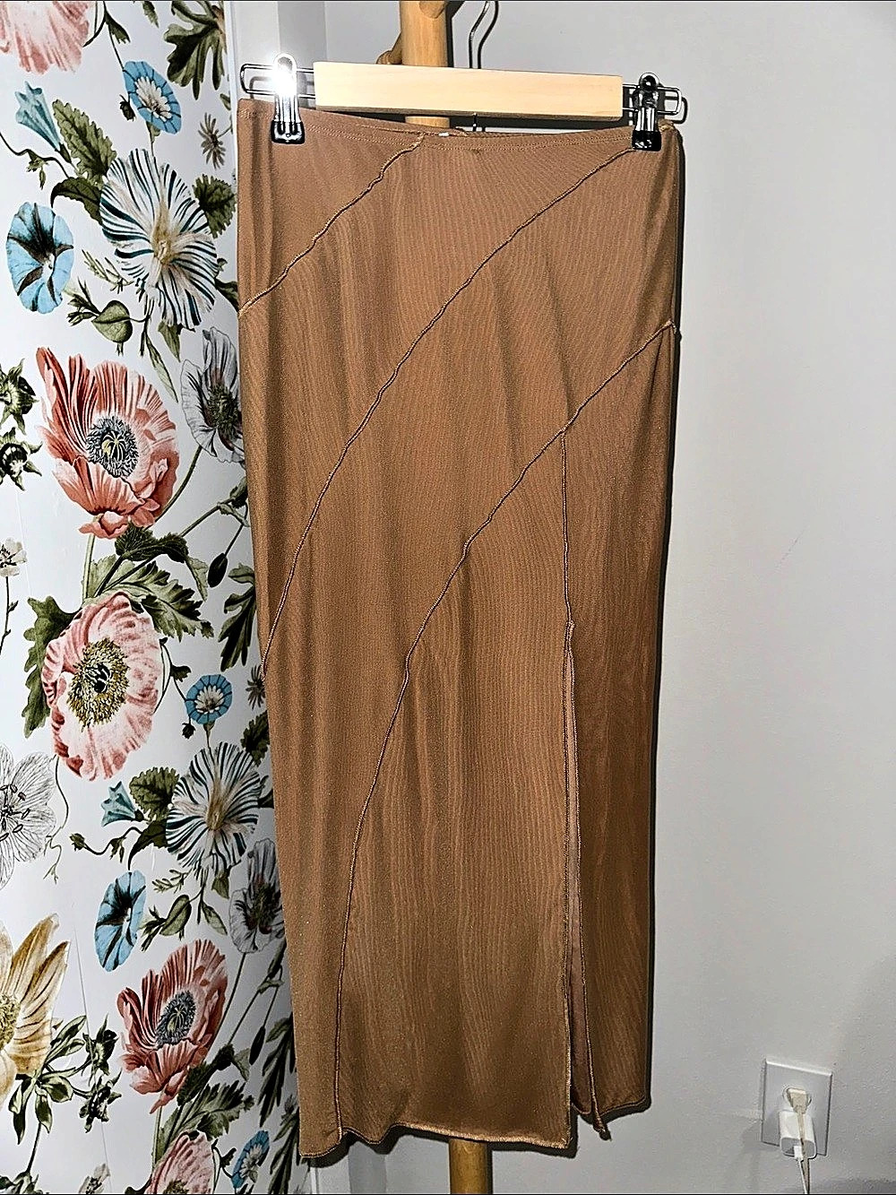 Brown Midi Skirt